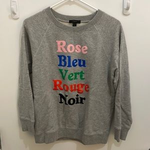 JCREW Colors sweat-shirt